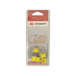 KRATR80YELLOWP006; KRAMP BLISTER; Buse conique 80° jaune (6x); pièce detachée