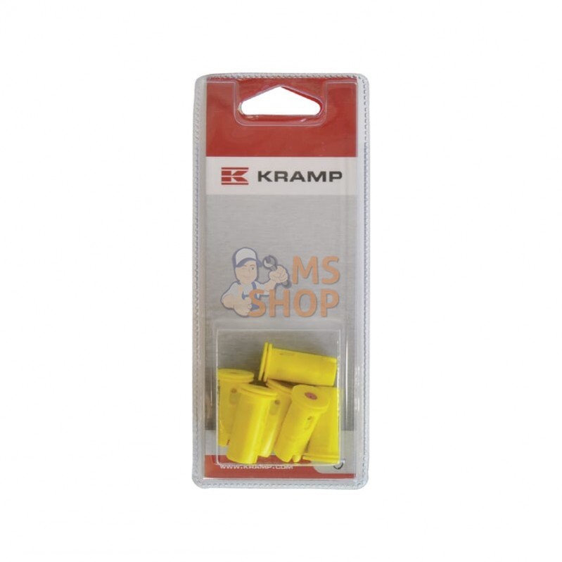 KRAVI11002P006; KRAMP BLISTER; Buse injection d’air 110° jaune (6x); pièce detachée