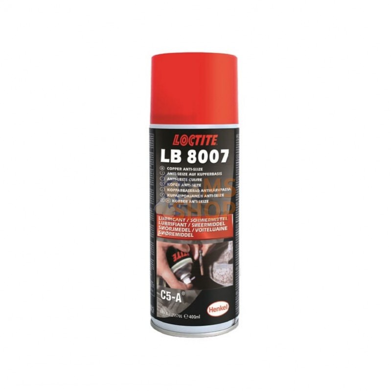 LC255795; LOCTITE; Anti-seize cuivre LB8007 - 400ml; pièce detachée