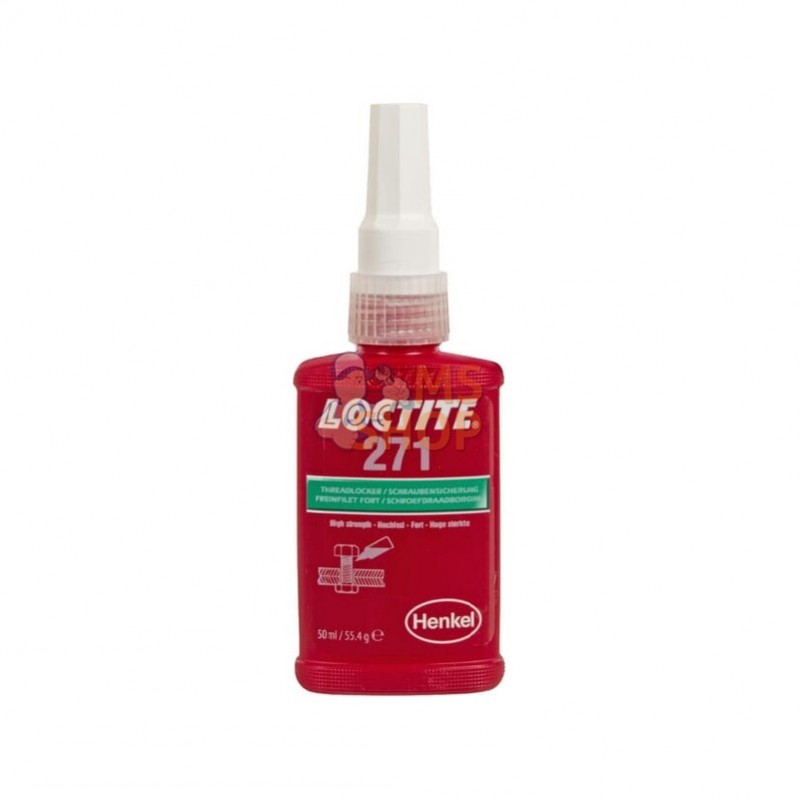 LC282850; LOCTITE; Frein filet fort 271 - 50ml; pièce detachée