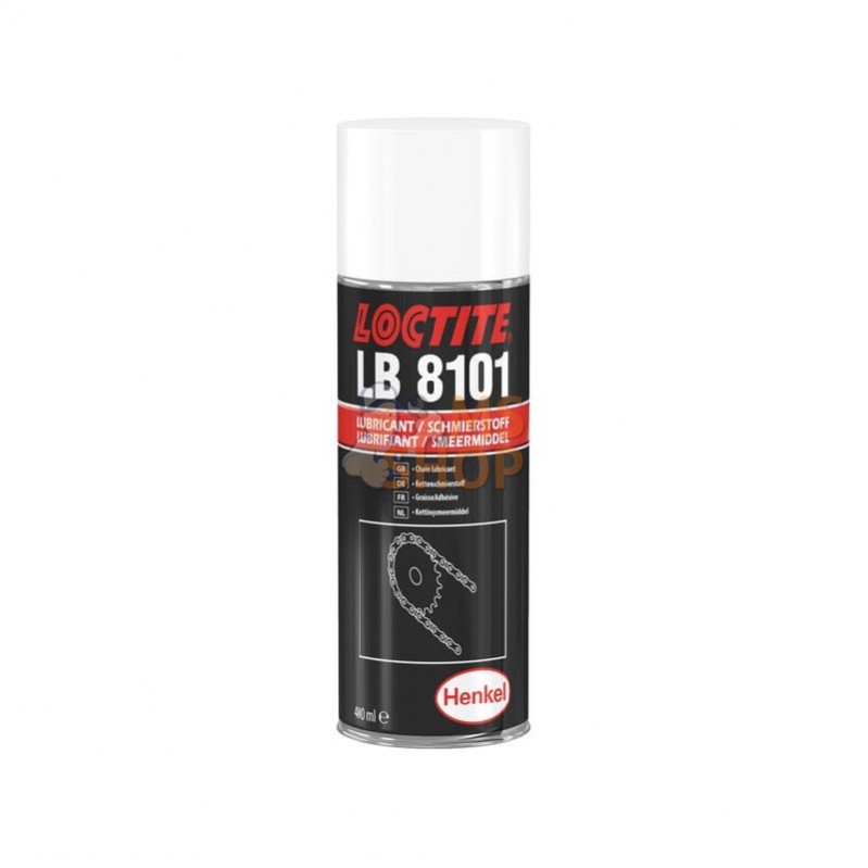 LC303134; LOCTITE; Lubrifiant pour chaînes LB8101 - 400ml; pièce detachée