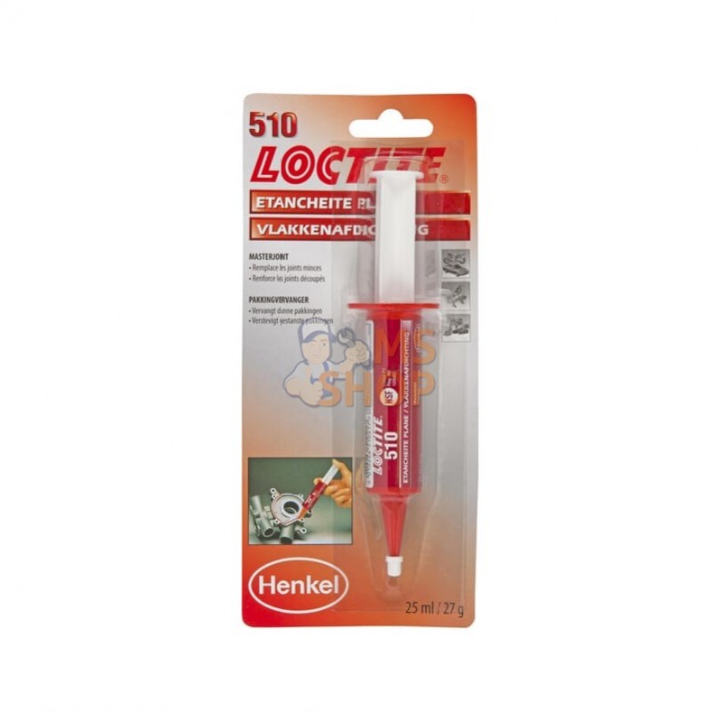 LC488467; LOCTITE; Étanchéité plane 510 - 25ml; pièce detachée