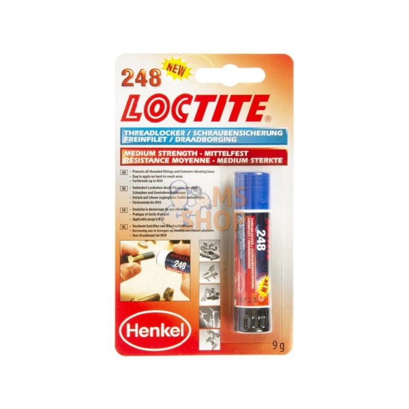 LC1715105; LOCTITE; Frein filet moyen 248 - 9gr; pièce detachée