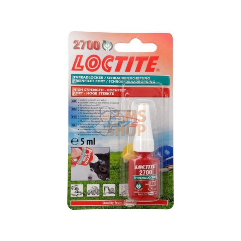 LC1960972; LOCTITE; Frein filet fort 2700 - 5ml; pièce detachée