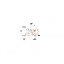 MG473; MAHLE; Alternateur 24 V 80 A; pièce detachée