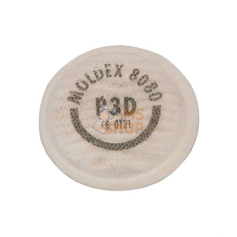 8080MOL; MOLDEX; Filtre P3 R (8 pcs.); pièce detachée