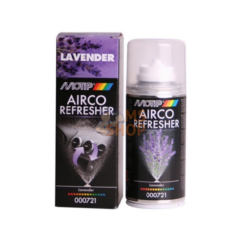 000721; MOTIP; Désodorisant Airco Refresher lavande 150 ml; pièce detachée