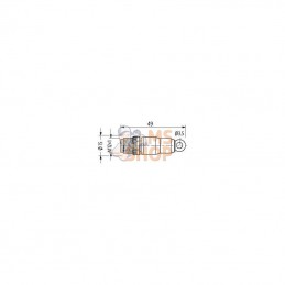 M12TRESM; MURR ELEKTRONIK; Termination resistance M12 Male; pièce detachée