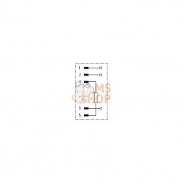 M12TRESM; MURR ELEKTRONIK; Termination resistance M12 Male; pièce detachée