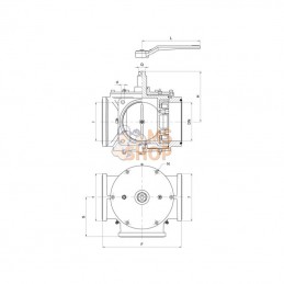 ARZO0024150000; MZ; Vanne 3 voies 6"; pièce detachée