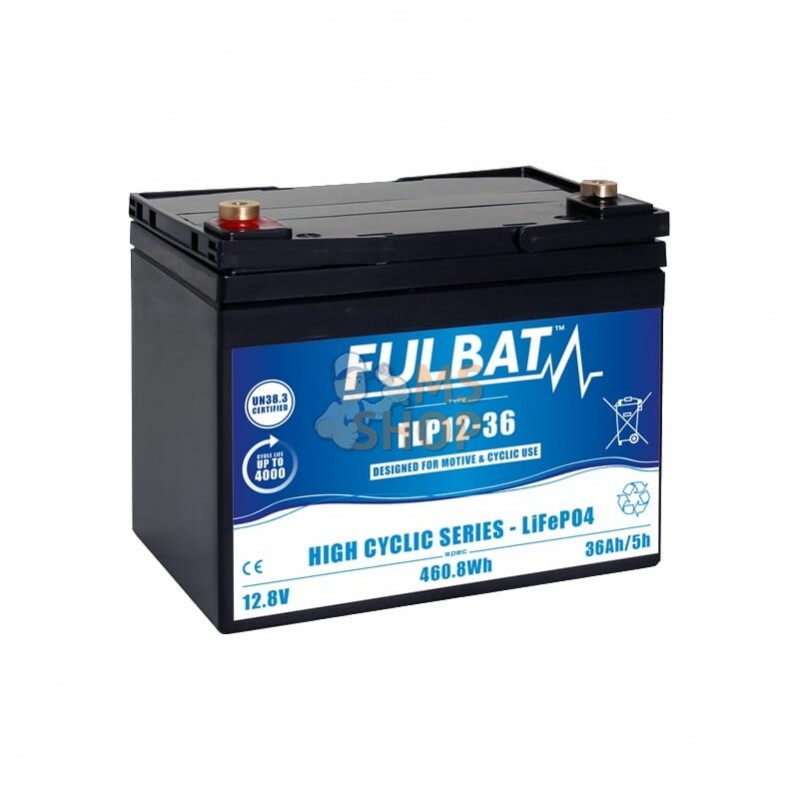 FLP1236; AUTRE MARQUE; Batterie LITHIUM 12 V 36 Ah; pièce detachée