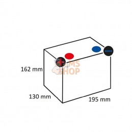 FLP1236; AUTRE MARQUE; Batterie LITHIUM 12 V 36 Ah; pièce detachée