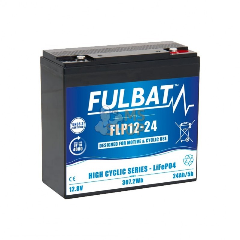 FLP1224; AUTRE MARQUE; Batterie LITHIUM 12 V 24 Ah; pièce detachée