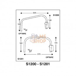 CA3001200; AUTRE MARQUE; Bras de rétroviseur; pièce detachée