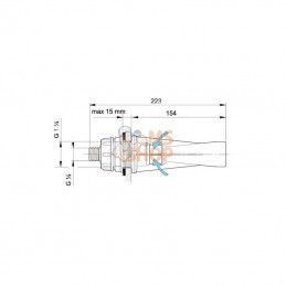 50220415; ARAG; Agitateur hydr. + pr. m. 1,5mm; pièce detachée