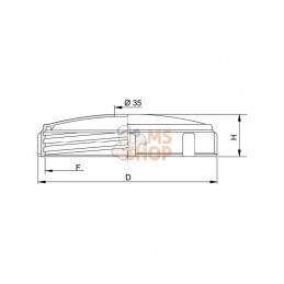 354320; ARAG; Couvercle rond 240 mm; pièce detachée