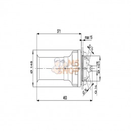 502053AKB; ARAG; Agitateur de réservoir 2 mm; pièce detachée