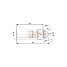 502053AKB; ARAG; Agitateur de réservoir 2 mm; pièce detachée