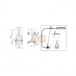 452107; ARAG; Protection de buse robinet 2"; pièce detachée