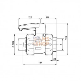 4545077; ARAG; Bille - soupape; pièce detachée