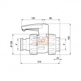 4545177; ARAG; Bille - soupape; pièce detachée