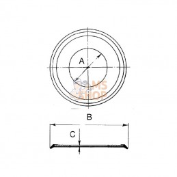 9RNBA; ADR; Jeu de joints 52x25; pièce detachée