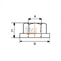 57539B2; ADR; Écrou; pièce detachée