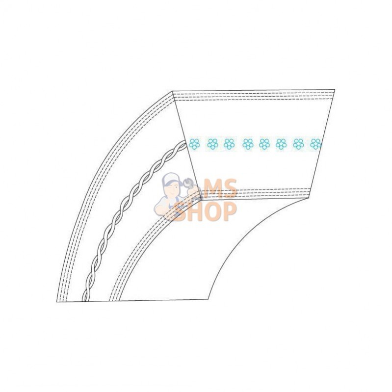 591372401; AYP; V-belt; pièce detachée