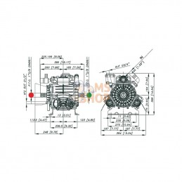 37511197B; BERTOLINI; Pompe PBO 1250.1 VD; pièce detachée