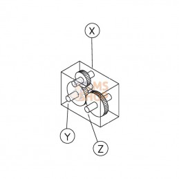 IMR1; BONDIOLI&PAVESI; Boîte de renvoi-d'angle multi; pièce detachée