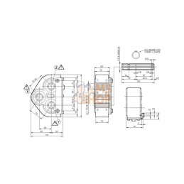 IMR1; BONDIOLI&PAVESI; Boîte de renvoi-d'angle multi; pièce detachée