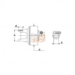 6WSF80004R; BONDIOLI&PAVESI; Embrayage LR35 S0 4500Nm; pièce detachée