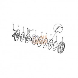 367003620; BONDIOLI&PAVESI; Rondelle belleville 3mm; pièce detachée