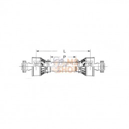 5CG7101FXSS; BONDIOLI&PAVESI; Protecteur complet G7 1010mm; pièce detachée