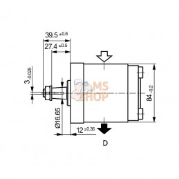 0510525074; BOSCH REXROTH; Pompe engrenages AZPF-12-011-R; pièce detachée