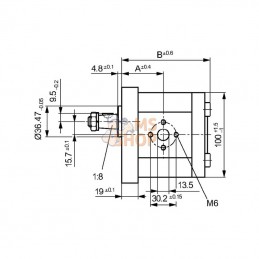 0510525074; BOSCH REXROTH; Pompe engrenages AZPF-12-011-R; pièce detachée