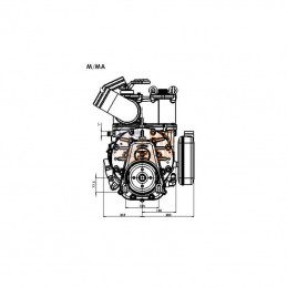 KPSB550MA100; BATTIONI PAGANI; Pompe à vide 540 tr/min 15270 l/min avec lubrification automatique et Ballast B.P.; pièce detaché