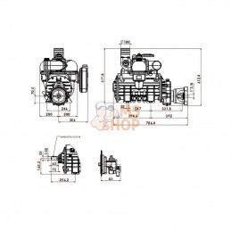 MEC13500PAB; BATTIONI PAGANI; Poulie de pompe à vide, auto-lubrification et Ballast BP; pièce detachée