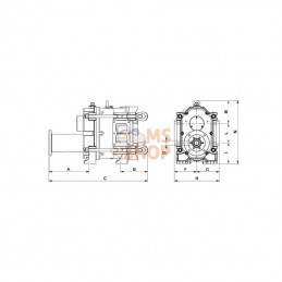 BREVO260H; BATTIONI PAGANI; Pompe B.P. BR-EVO 283m³/h entraînement hydraulique B.P.; pièce detachée