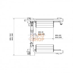 WD1600; COMPAC; Appareil montage roue 1600 kg; pièce detachée