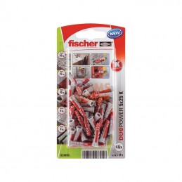 534992; FISCHER; Cheville Duopower 5x25 K 45 pcs; pièce detachée