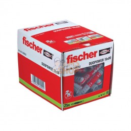 538242; FISCHER; Cheville Duopower 10x80 25 pcs; pièce detachée