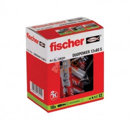 538248; FISCHER; Cheville Duopower 12x60 S box 10 pcs; pièce detachée