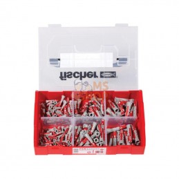 536161; FISCHER; Jeu de chevilles, Duopower FIXtainer 210pcs; pièce detachée