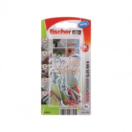 535012; FISCHER; Prise Duopower 5x25 RH K 8 pcs; pièce detachée