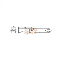 VF1650273186; DEUTZ-FAHR; Dent d'andaineuse DEUTZ-FAHR; pièce detachée