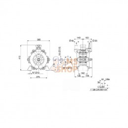 61050036; COMET; Pompe à membr. BP 235K C/C; pièce detachée