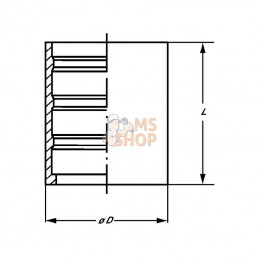 SFA95C10RVS; DICSA; Jupe à sertir Ø21,5x30mm DN10 acier inoxydable Dicsa; pièce detachée