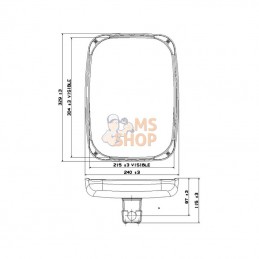 7133001AM; BRITAX; Rétroviseur; pièce detachée