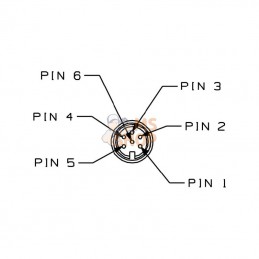 7135023AM; BRITAX; Rétroviseur en 2 parties 12V; pièce detachée